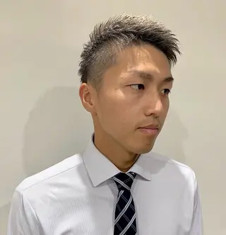 ショート メンズ _WHITE+ 南海難波店所属・水素カラー/ 髪質改善水素/そらねのヘアスタイル