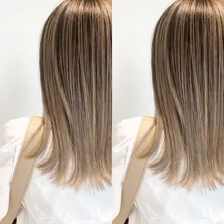 ミディアム まお♡レイヤーカット ×色っぽstyleのヘアスタイル