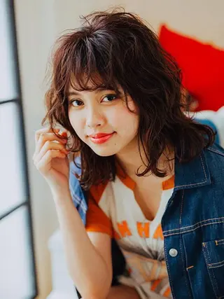 ミディアム カラー 相武台ショート特化 💐川崎希💐のヘアスタイル