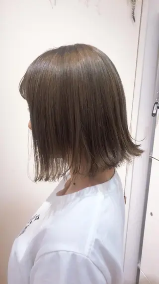ショート カラー 艶髪✨髪質改善カラー 楠本浩子のヘアスタイル