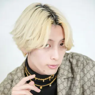 カラー メンズ 💀EDEN副店長/ ブリーチ"骨格補正"のヘアスタイル