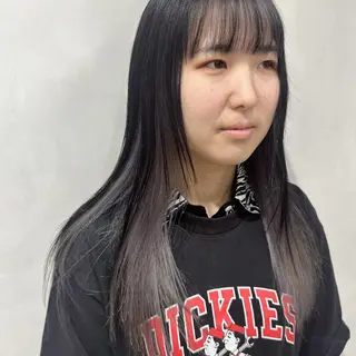 ロング カラー デザインカラー/パー マ🦖外岡咲希🦖のヘアスタイル