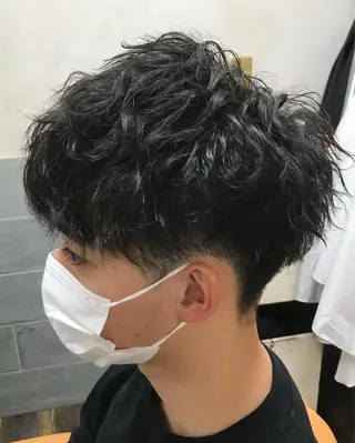 パーマ メンズ メンズ特化/パーマ/ フェードWATARUのヘアスタイル