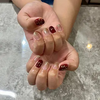 ネイル 大島 玲奈のネイルデザイン