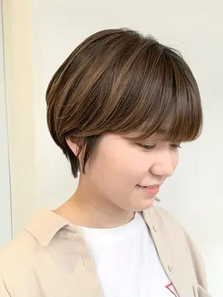 ショート 🌿似合わせブリーチ 松本朋幸🌿のヘアスタイル