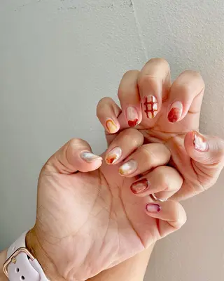 ネイル 甲府市徳行 🧸prunelleのネイルデザイン