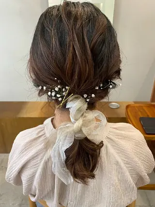 カラー 🎀花屋併設サロン 荘司まゆり🎀‪‪のヘアスタイル