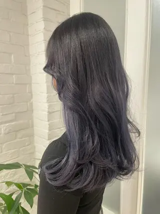 セミロング 最新韓国本場ヘア 🇰🇷榎本明日香のヘアスタイル