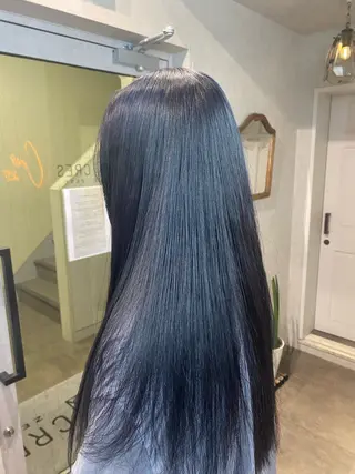 ロング カラー 透明感カラー💖 耳ツボ💎まりなのヘアスタイル