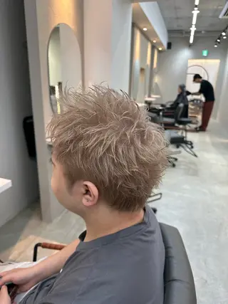 ショート カラー メンズ 木下 健心のヘアスタイル