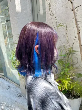 ミディアム カラー uros.所属・メンズパーマ/ エクステ🌞セナのヘアスタイル