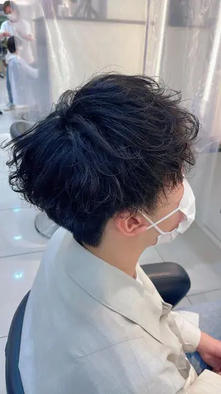 パーマ メンズ 店長/ボブ/ 髪質改善/清水祥偉のヘアスタイル