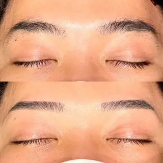 ショート メンズ アイブロウ メンズ眉毛ワックス 青山英憲のヘアスタイル