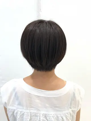 ショート ショート/白髪ぼかし 君和田若菜のヘアスタイル