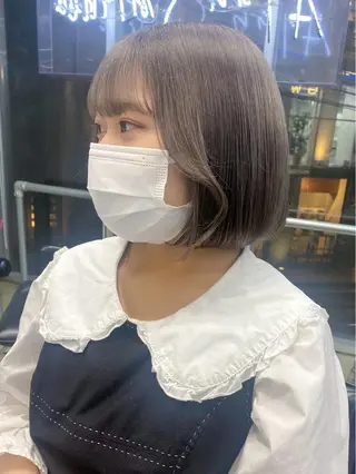 ミディアム カラー 💗💗韓国レイヤー yu-ki💗💗のヘアスタイル