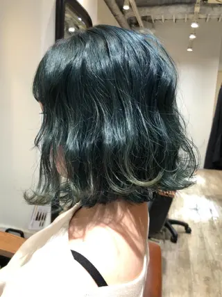 ミディアム カラー Blanche by artina川崎店所属・ゆう🫧 透明感/ハイトーンのヘアスタイル