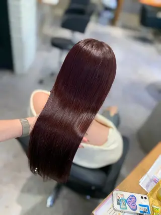 ロング shes茶屋町アリサ 🎀顔周り×韓国風のヘアスタイル