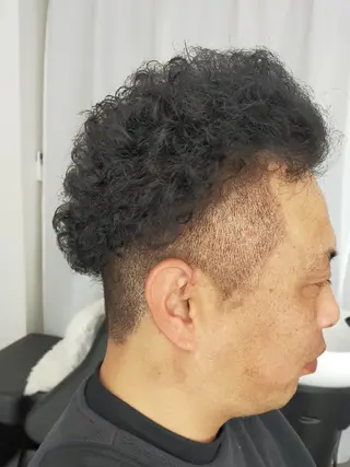 メンズ パーマ 村上 梨映のヘアスタイル