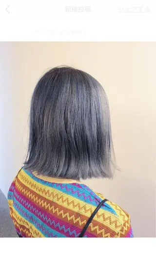 ミディアム カラー 松澤 勇輝のヘアスタイル