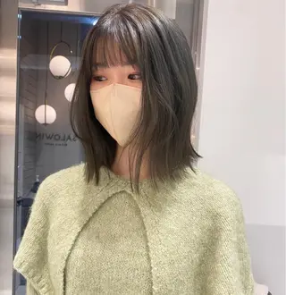 ミディアム ୨୧柔らかいカラー nozomi ୨୧のヘアスタイル
