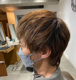 カラー メンズ 安岡美咲✂︎ 艶カラー/髪質改善のヘアスタイル