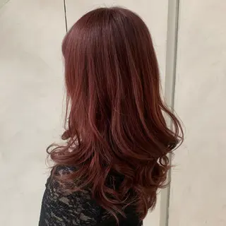 セミロング カラー 鈴木 拓海のヘアスタイル