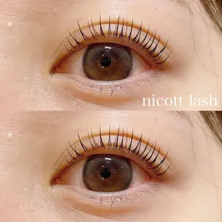 マツエク・マツパ nicott 松本のマツエク・マツパデザイン