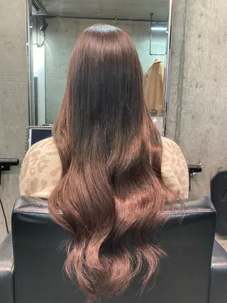 ロング カラー ✨最安値✨エクステ カラー🌼つきな🌼のヘアスタイル