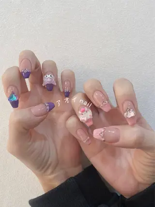 ネイル LEDアイラッシュ ∩_∩アオイのマツエク・マツパデザイン