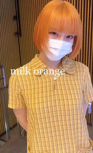 ショート カラー Selenehair 三条本店のヘアスタイル