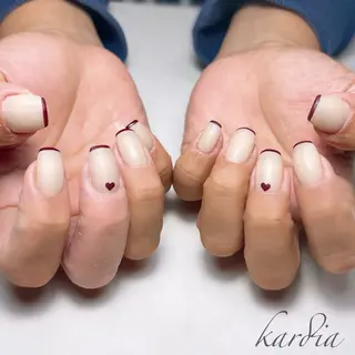 ネイル καρδιά -ｶﾙﾃﾞｨｱ-のネイルデザイン