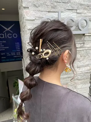 ロング ヘアアレンジ 💖三軒茶屋💖 KANAMIのヘアスタイル