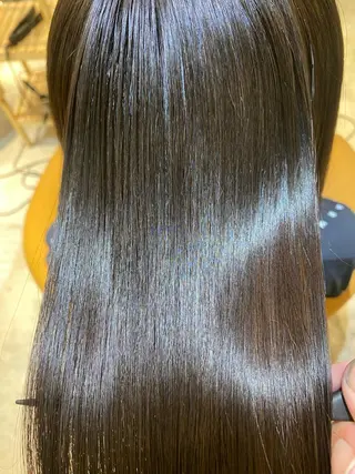 セミロング パーマ 艶髪/縮毛矯正 /髪質改善千田大地のヘアスタイル