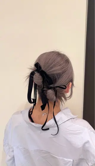 ミディアム 銀座/前髪顔まわり/ 透明感カラー/danのヘアスタイル