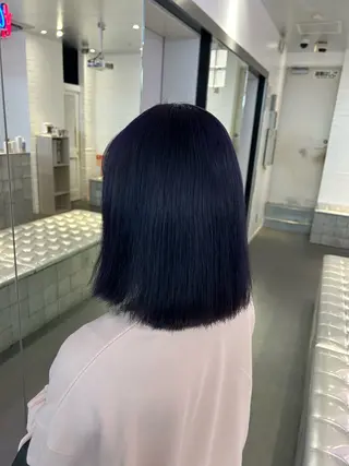 ミディアム カラー ヘアアレンジ 🎀艶ハイトーン モテ髪🎀さや💜のヘアスタイル