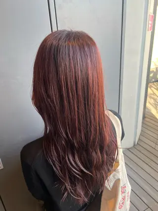 セミロング カラー ダブルカラー寒色系 ボリューム改善ハヤトのヘアスタイル