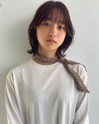 ミディアム カラー nambu-GARDEN所属・上田 昂雅のヘアスタイル