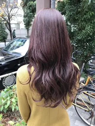 カラー 艶髪🥣透明感カラー 🫧前田奈津実のヘアスタイル