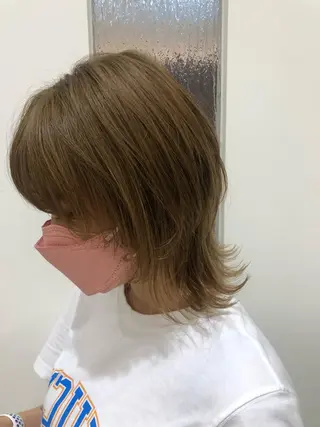 ミディアム カラー nex the salon所属・高橋 かのんのヘアスタイル