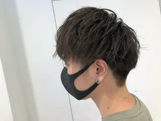 カラー メンズ BABY 艶髪暗髪ヘア💖達人のヘアスタイル