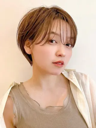 ショート Say.石川葵 ショートボブ前髪のヘアスタイル
