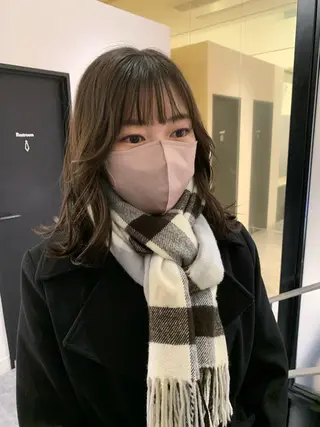 ミディアム GO TODAY SHAIRE SALON所属・miu （ミユ）のヘアスタイル