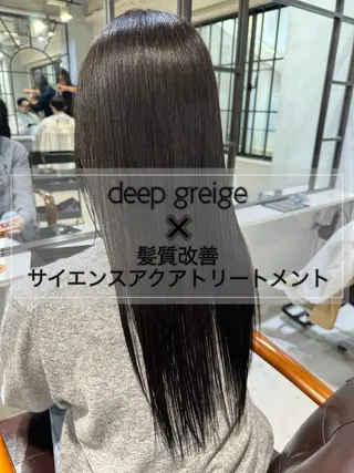 ミディアム カラー 髪質改善/縮毛矯正/ 艶髪/春山良太のヘアスタイル