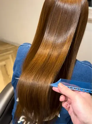 ロング 縮毛矯正専門 ゆうぞうのヘアスタイル