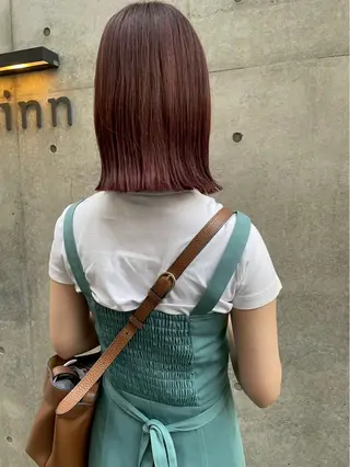 ミディアム anri/梅田/ 透明感カラーのヘアスタイル