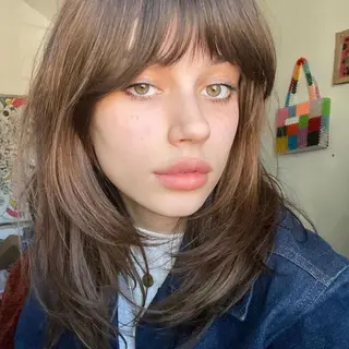 カラー minami🪷 暖色カラーのヘアスタイル