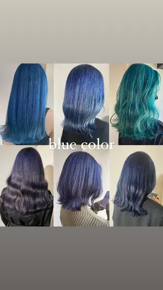 ロング カラー ヘアアレンジ 透明感カラー/推しカ ラー☁️JURAのヘアスタイル