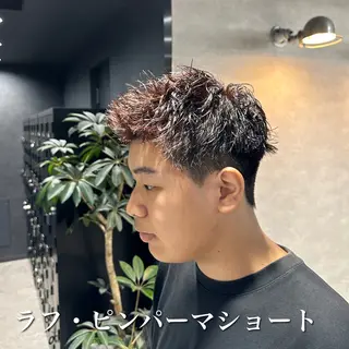 ショート パーマ メンズ 【メンズ特化】 サエキカズマのヘアスタイル