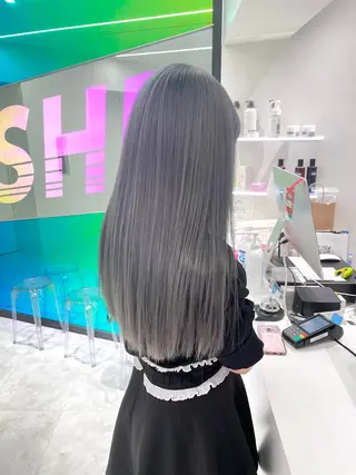 ロング カラー 🤍💕ブリーチカラ ーAyaka💕🤍のヘアスタイル
