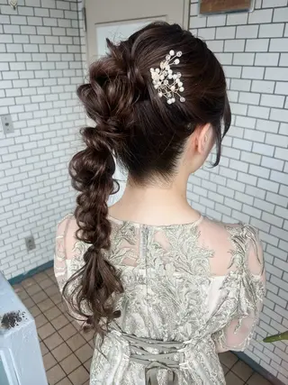 ヘアアレンジ 大人可愛いヘアメイク 💋🧚‍♀️しずかのヘアスタイル